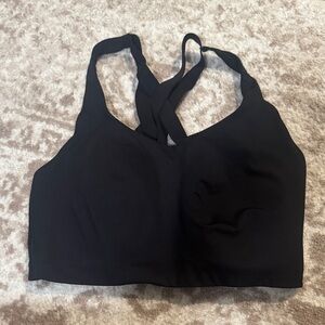 lululemon athletica Black Cross-Back Sports Bra